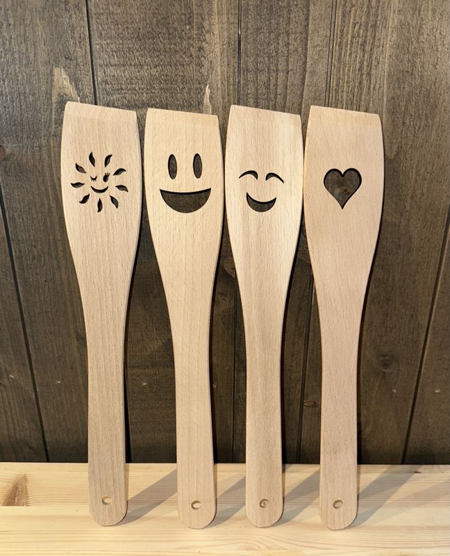 Stekespade i tre - Assortert